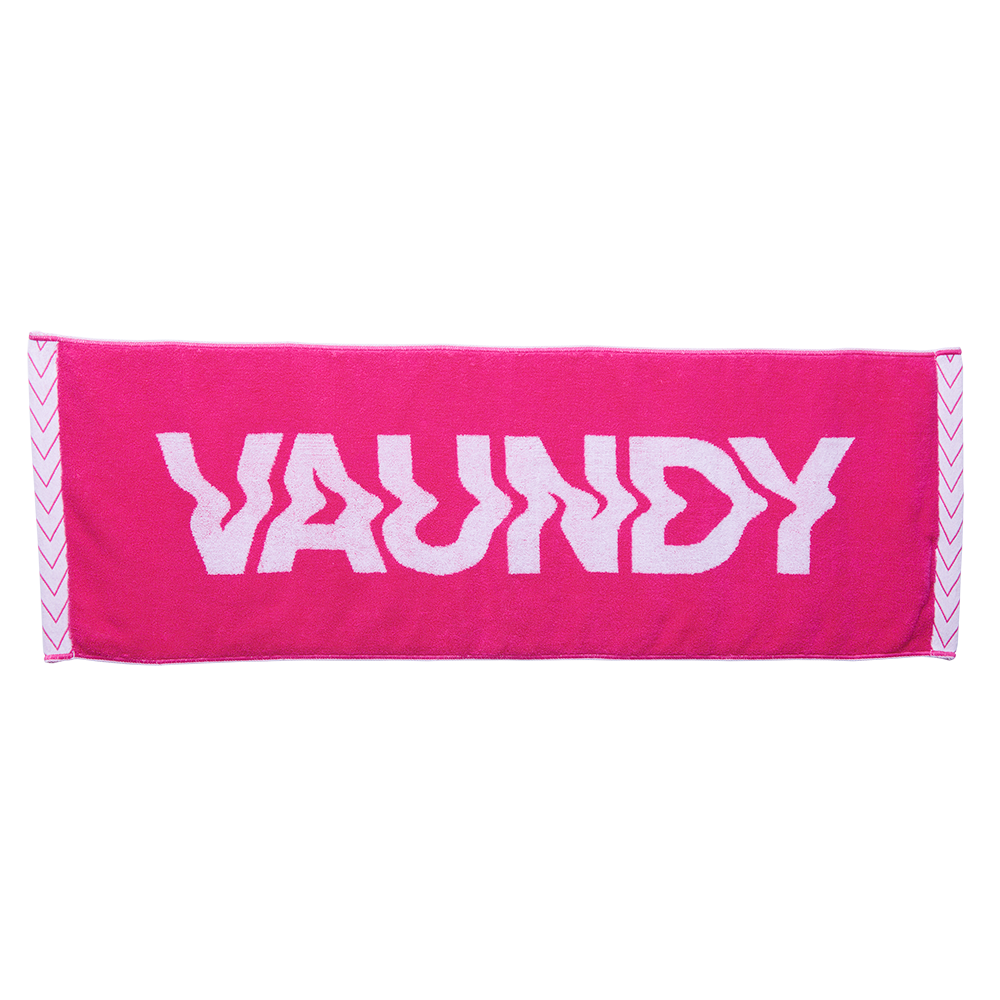 🍥 Vaundy - Logo Jacquard Towel [Pink×White] ♪︎