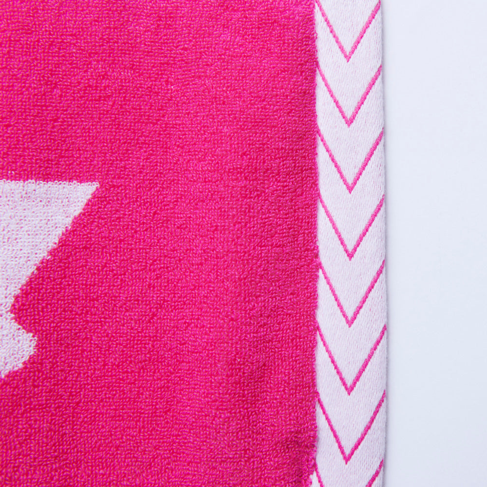 🍥 Vaundy - Logo Jacquard Towel [Pink×White] ♪︎