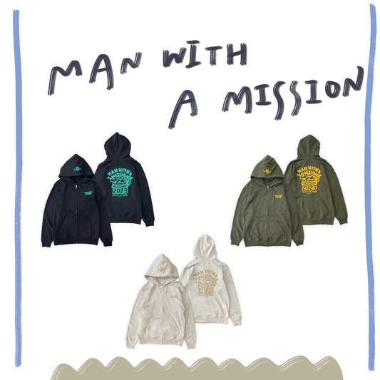 🐺 MAN WITH A MISSION - 2025干支LOGO連帽外套 ♪︎