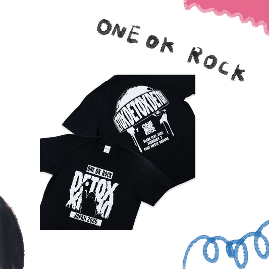 📽️ ONE OK ROCK - 2026 ONE OK ROCK (BLARE) - T-Shirt / BLACK ♪︎ - 【中期預購-4月中旬】