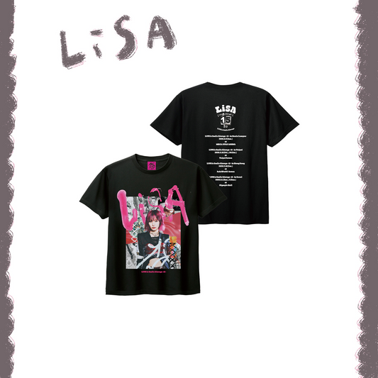 ❤️‍🔥 LiSA - ASiA TOUR 2026 LiVE is Smile Always～15～ - Asia Tour 2026 T-Shirt ♪︎