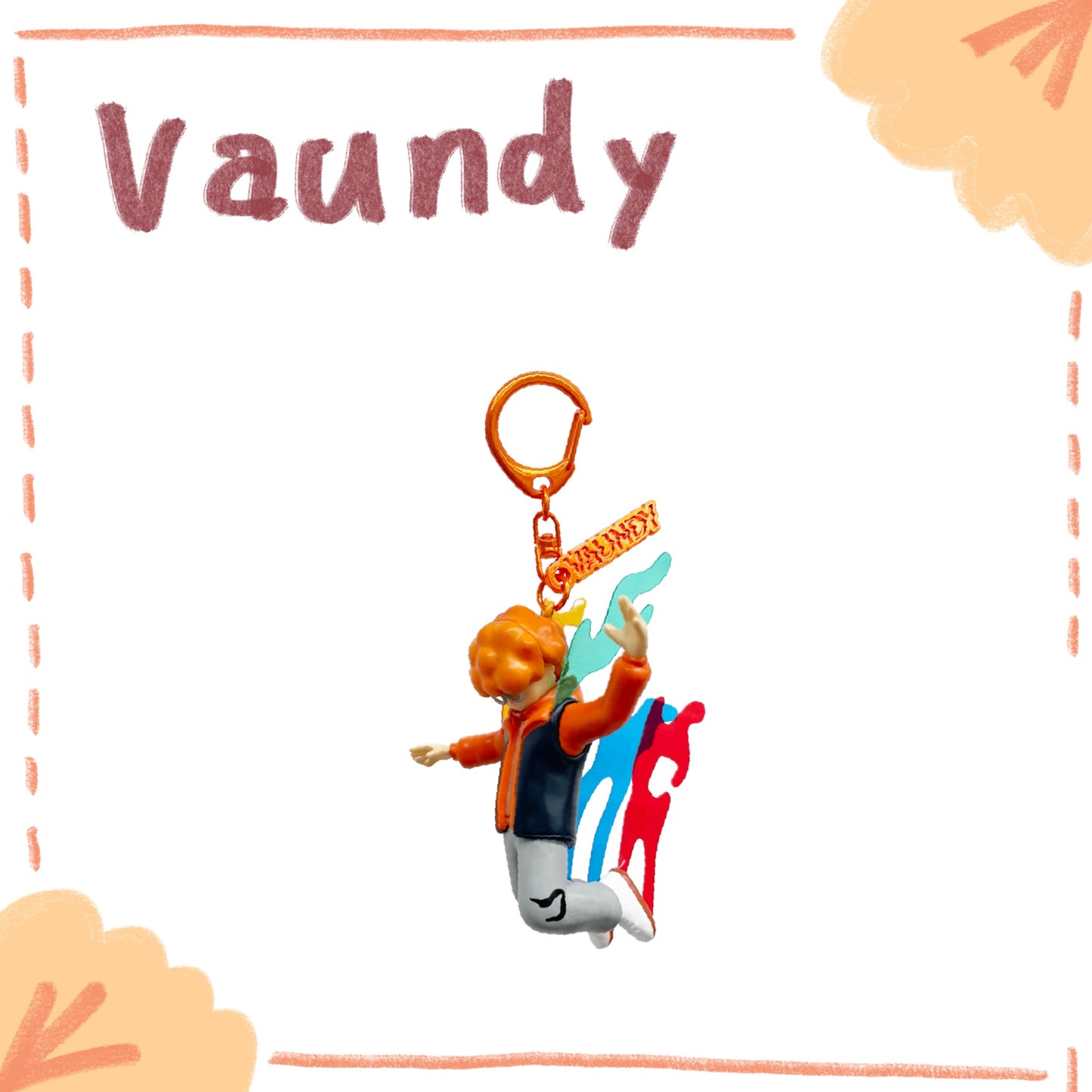 🍥 Vaundy - "SILENCE" - Mini Vaundy Keychain［Flare］ ♪︎