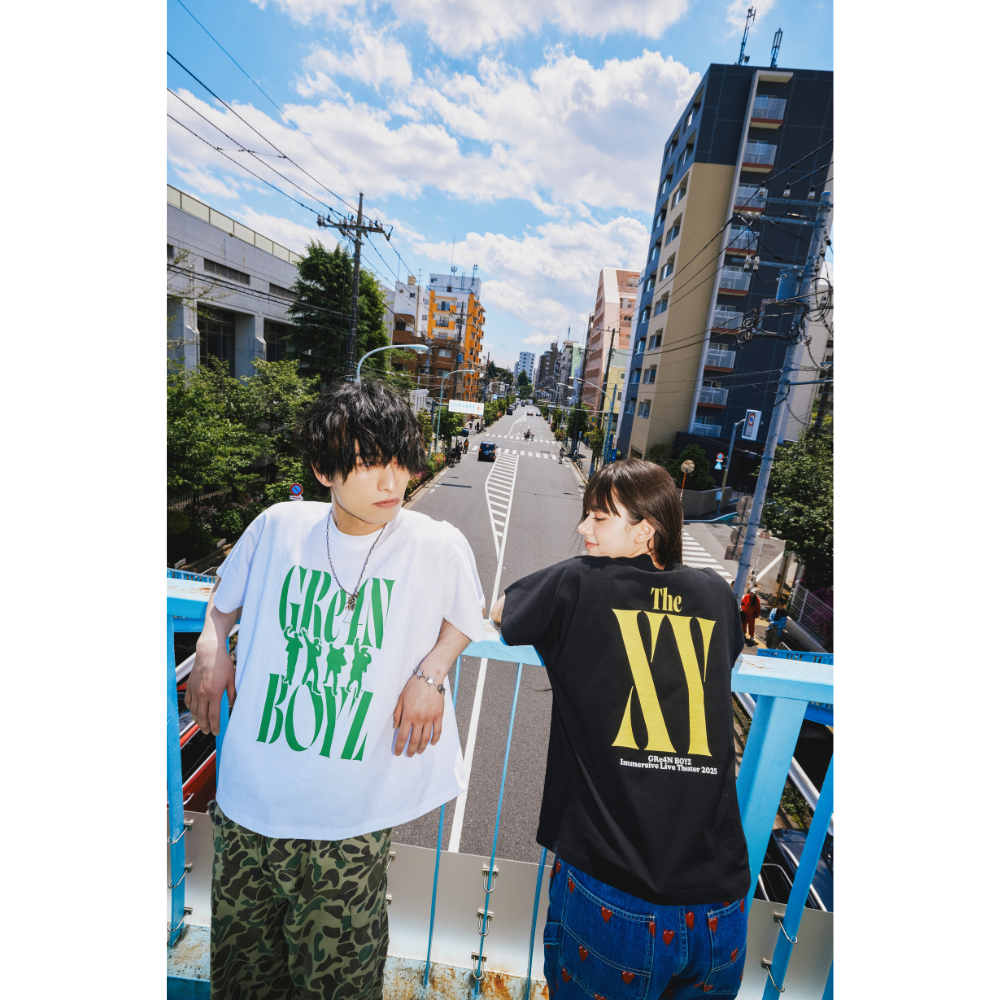 🦷 GRe4N BOYZ - 2025 ❛THE XY❜ 巡迴周邊第1彈 - 黑正裝【T-Shirt A 黑】 ♪︎
