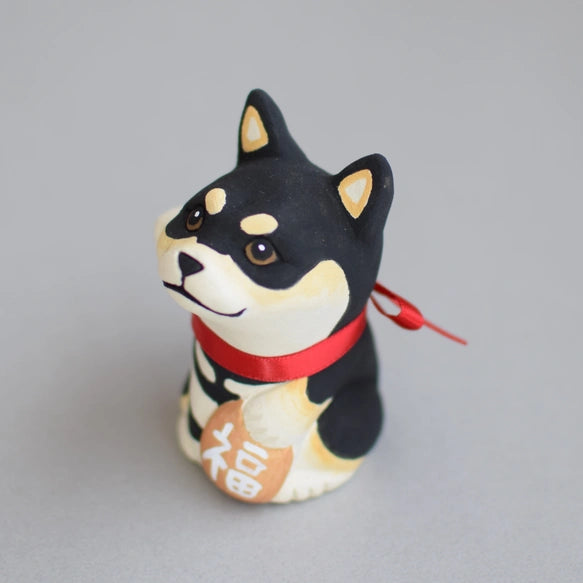 城南窯 - 招財犬 - 黑柴 ♪︎