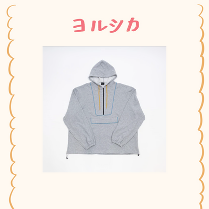 🌙 YORUSHIKA - 二人稱展 - 半拉鍊帽T ♪︎ - 【中期預購-7月中旬】