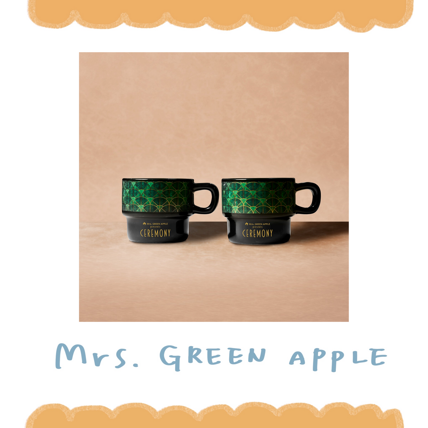 🍏 Mrs. GREEN APPLE - 『CEREMONY』 2026 - 可堆疊馬克杯組 ♪︎ - 【長期預購-9月上旬】