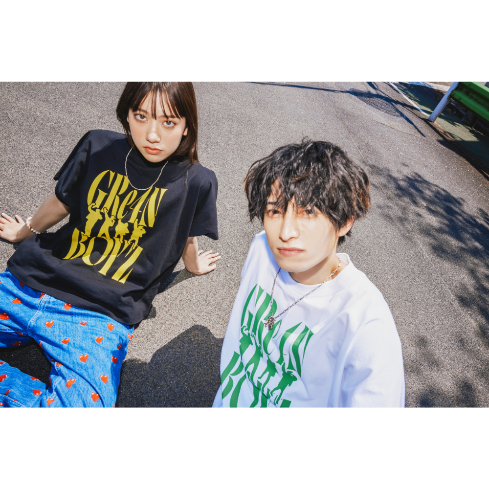 🦷 GRe4N BOYZ - 2025 ❛THE XY❜ 巡迴周邊第1彈 - 白正裝【T-Shirt A 白】 ♪︎