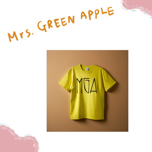 🍏 Mrs. GREEN APPLE - “BABEL no TOH” - T-Shirt / YELLOW ♪︎ - 【長期預購-202604】