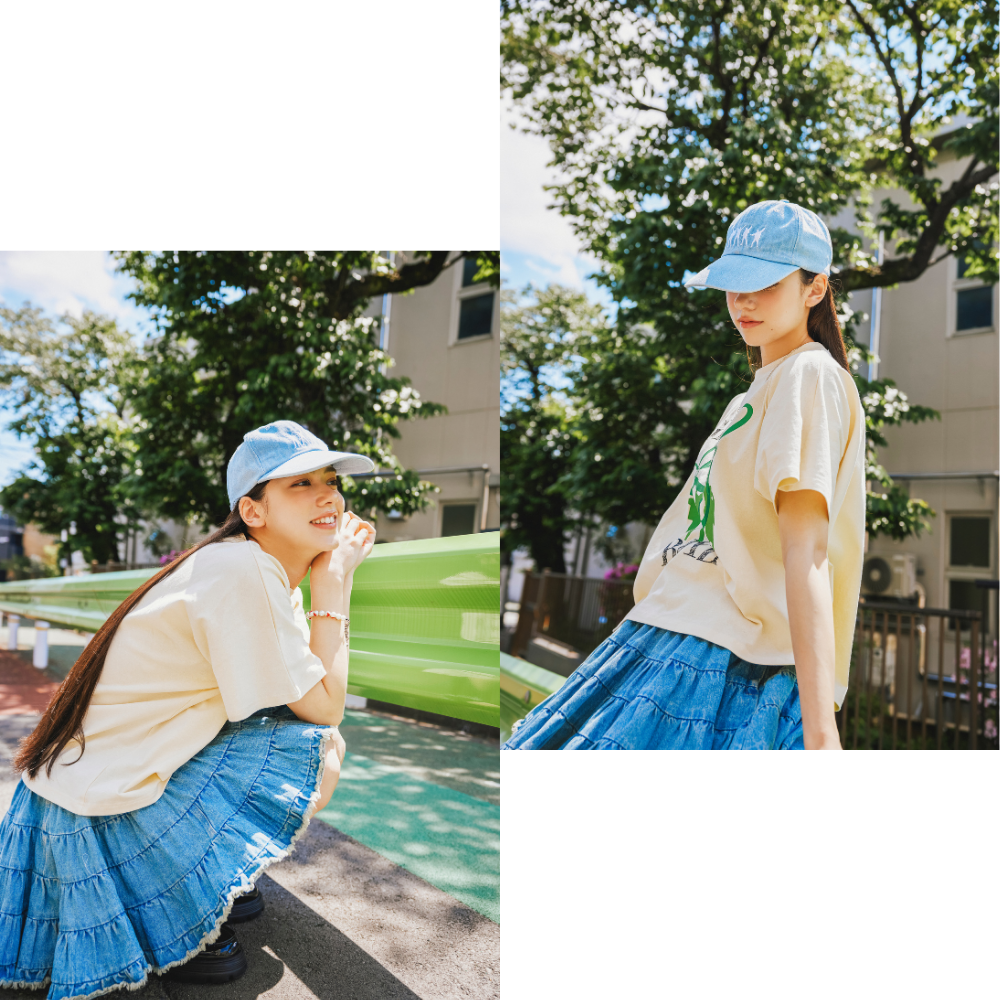 🦷 GRe4N BOYZ - 2025 ❛THE XY❜ 巡迴周邊第1彈 - 隨意也好【帽子 單寧】 ♪︎
