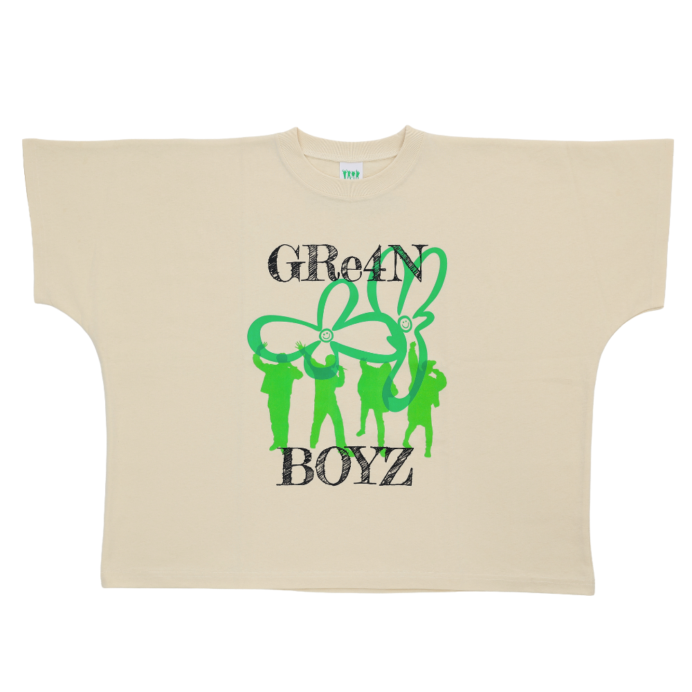 🦷 GRe4N BOYZ - 2025 ❛THE XY❜ 巡迴周邊第1彈 - 象正裝【T-Shirt B 象牙白】 ♪︎