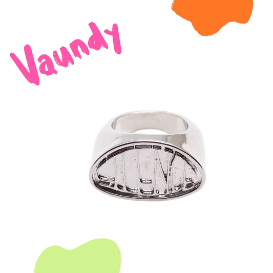 🍥 Vaundy - "SILENCE" - Logo Ring［Silver］ ♪︎