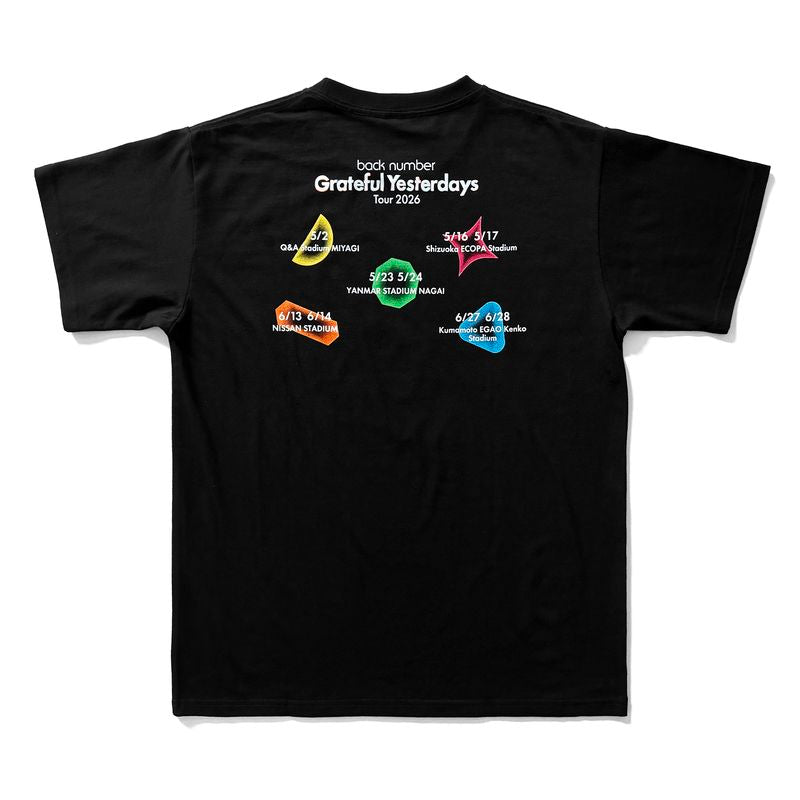 🌊 back number - Grateful Yesterdays Tour 2026 - 染色 LOGO T-Shirt ♪︎