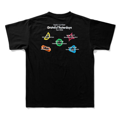 🌊 back number - Grateful Yesterdays Tour 2026 - 染色 LOGO T-Shirt ♪︎