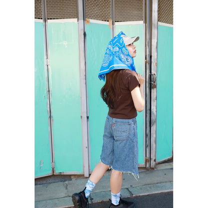 🌊 back number - Grateful Yesterdays Tour 2026 - IYO佩斯利花紋大方巾 BLU ♪︎