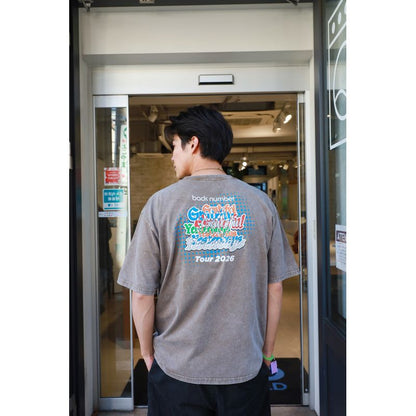 🌊 back number - Grateful Yesterdays Tour 2026 - 仿舊T-Shirt KHA ♪︎