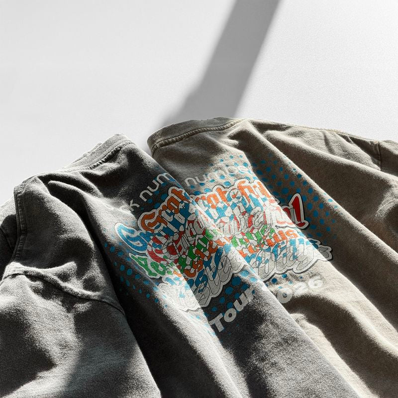🌊 back number - Grateful Yesterdays Tour 2026 - 仿舊T-Shirt KHA ♪︎