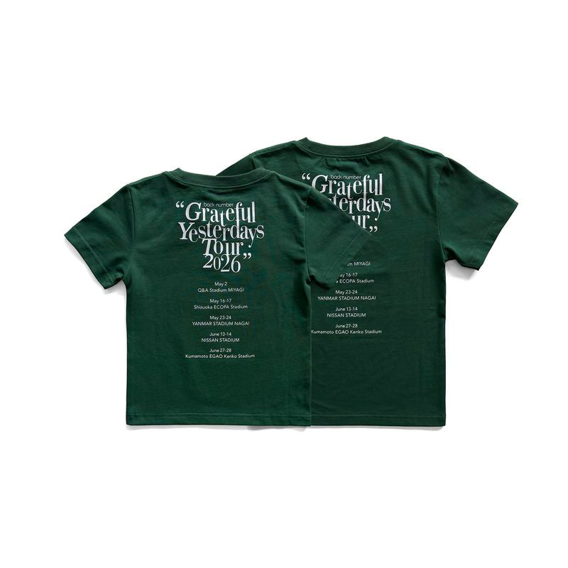 🌊 back number - Grateful Yesterdays Tour 2026 - Kids T D.GRN