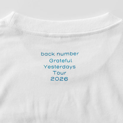 🌊 back number - Grateful Yesterdays Tour 2026 - 水拓藝術T-Shirt ♪︎