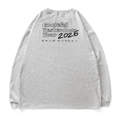 🌊 back number - Grateful Yesterdays Tour 2026 - 線圖長袖T ♪︎