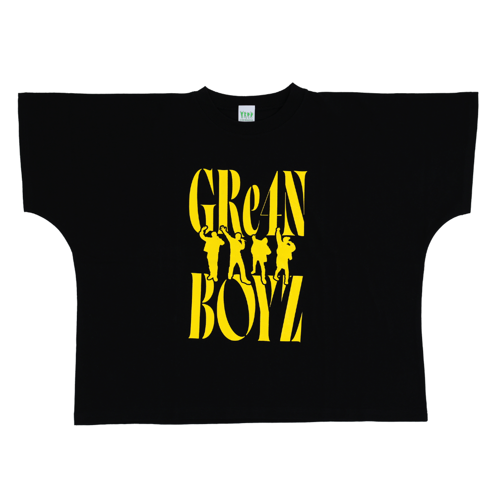 🦷 GRe4N BOYZ - 2025 ❛THE XY❜ 巡迴周邊第1彈 - 黑正裝【T-Shirt A 黑】 ♪︎