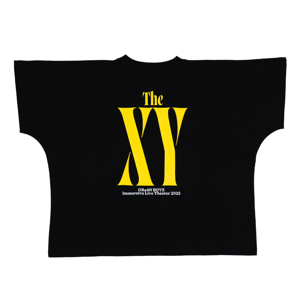 🦷 GRe4N BOYZ - 2025 ❛THE XY❜ 巡迴周邊第1彈 - 黑正裝【T-Shirt A 黑】 ♪︎