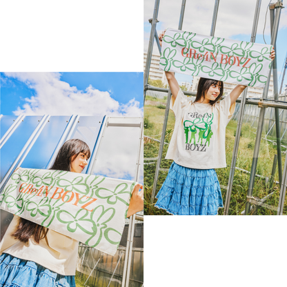 🦷 GRe4N BOYZ - 2025 ❛THE XY❜ 巡迴周邊第1彈 - 象正裝【T-Shirt B 象牙白】 ♪︎