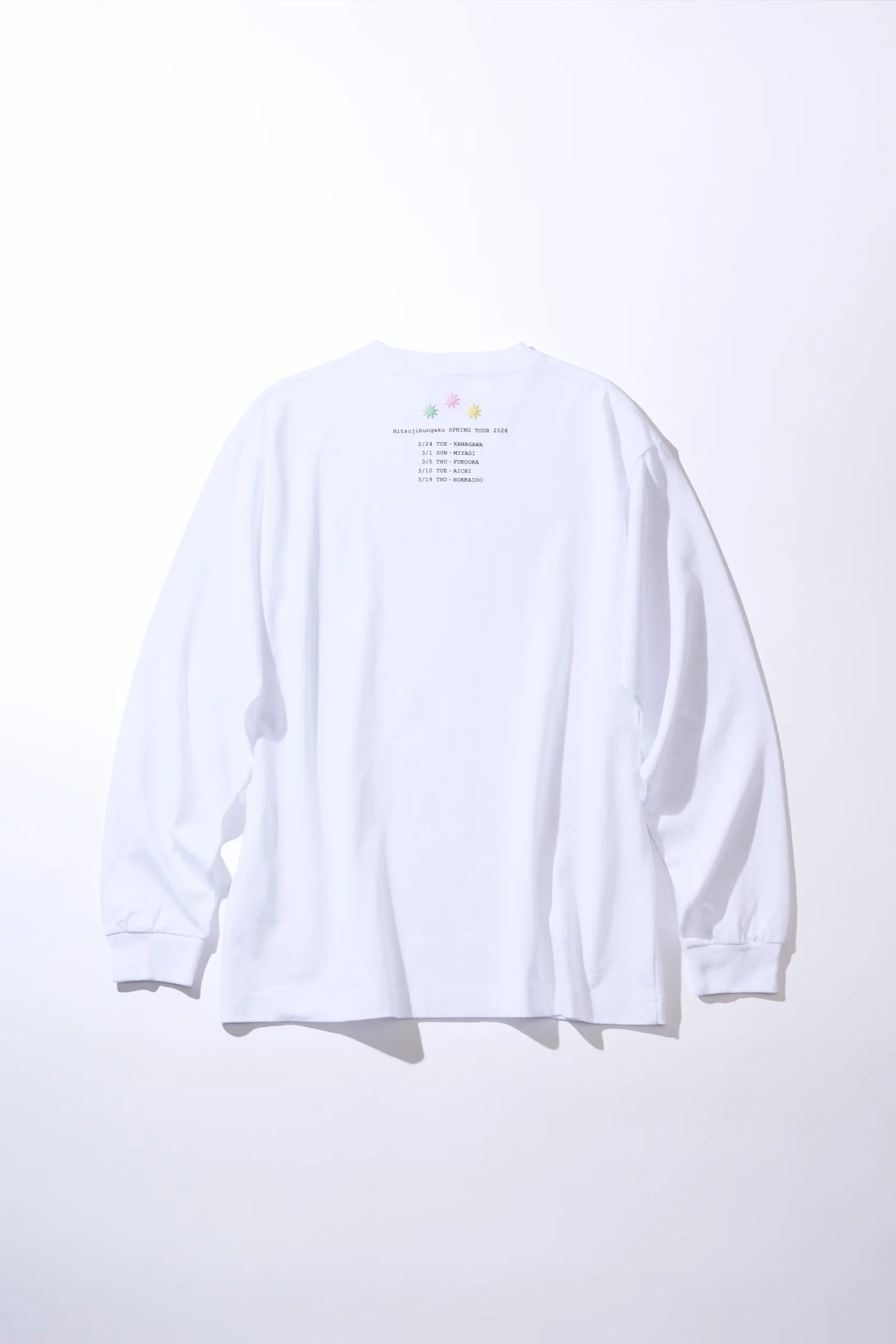 🐑 羊文學 - SPRING TOUR 2026 - 長袖T[WHITE] ♪