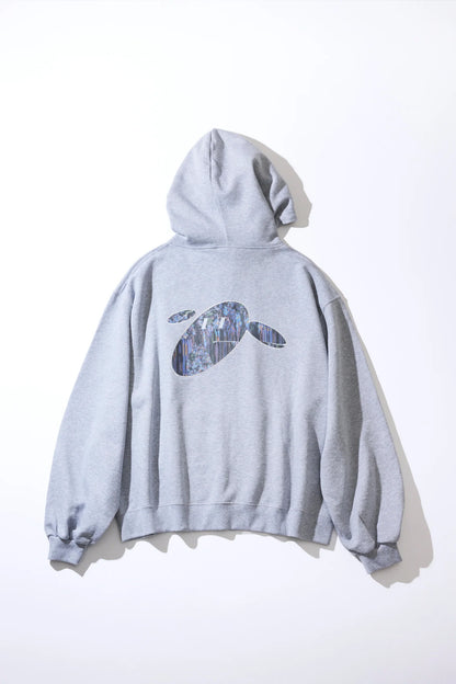 🐑 羊文學 - SPRING FLOWER - zip-up hoodie[GRAY] ♪