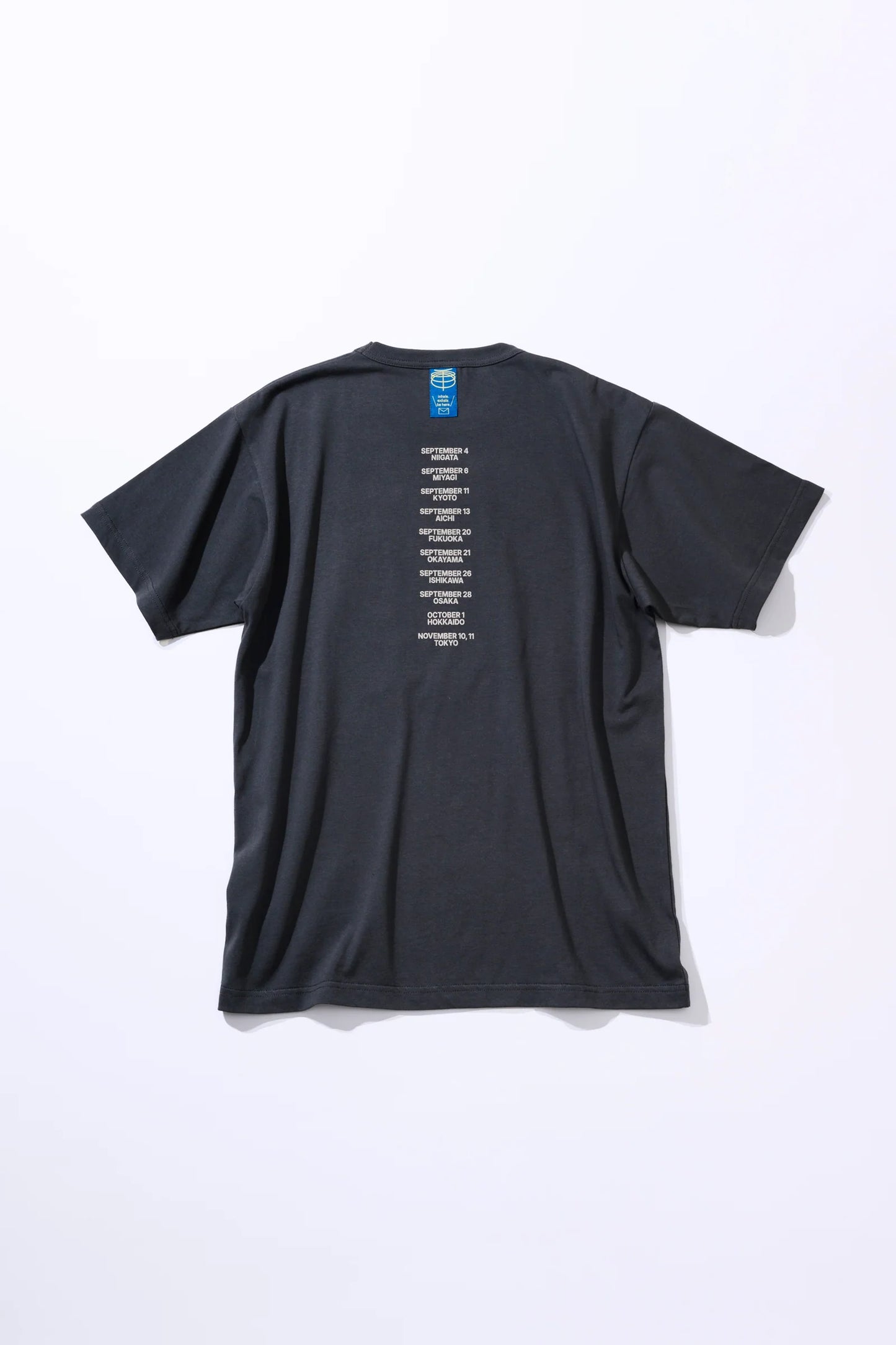🐑 羊文學 - TOUR 2026 ”すーーーはーーー” - Inhale. Exhale. T-shirt [SUMI BLACK] ♪
