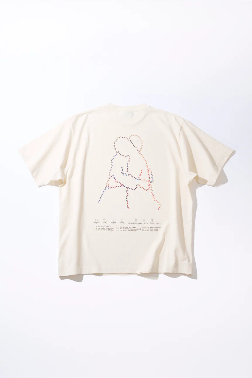🐑 羊文學 - Right now, right here. - T-Shirt [OFF WHITE] ♪