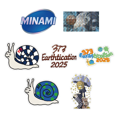 3️⃣7️⃣3️⃣ 美波 - Earthtication - 薄貼紙 (1組7張) ♪︎