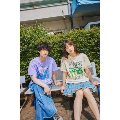 🦷 GRe4N BOYZ - 2025 ❛THE XY❜ 巡迴周邊第1彈 - 象正裝【T-Shirt B 象牙白】 ♪︎