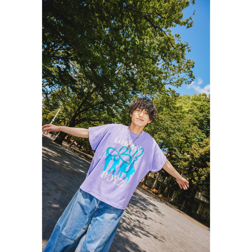 🦷 GRe4N BOYZ - 2025 ❛THE XY❜ 巡迴周邊第1彈 - 紫正装【T-Shirt B 紫】 ♪︎