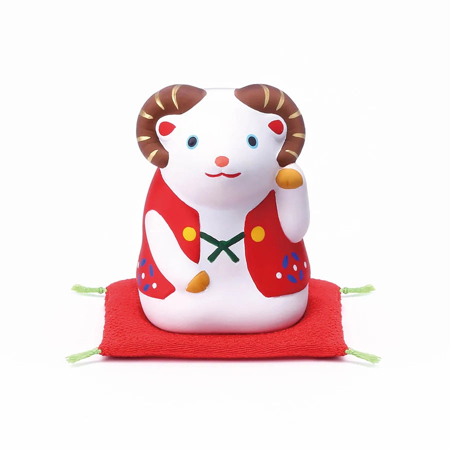 中外陶園– 藥師窯 - 干支擺飾 - 錦彩招福未(招福) ♪︎