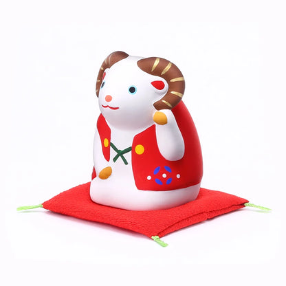中外陶園– 藥師窯 - 干支擺飾 - 錦彩招福未(招福) ♪︎