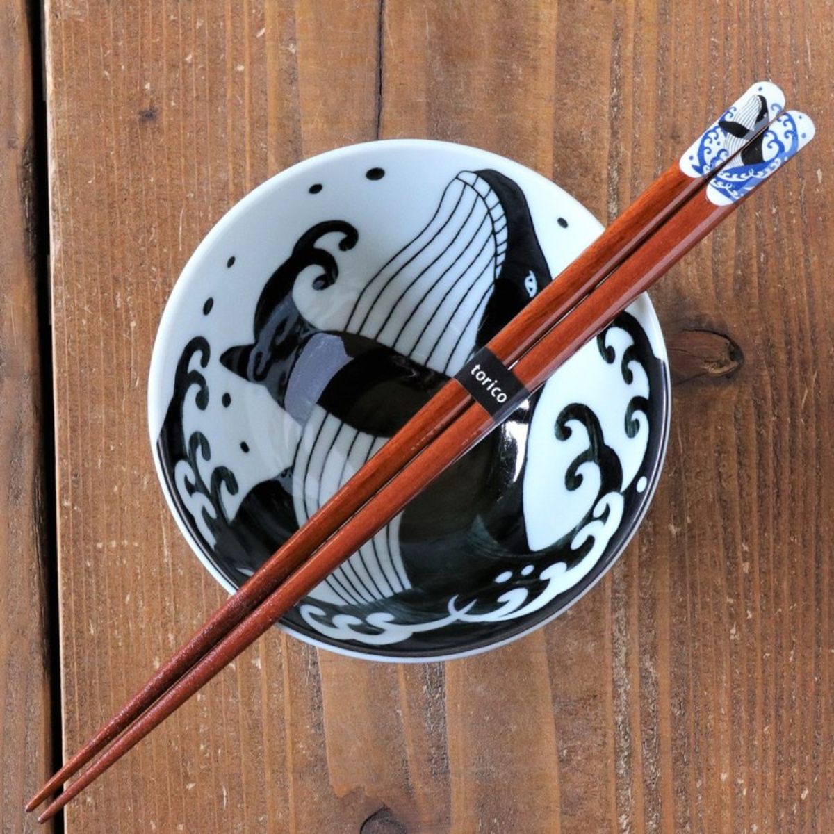 陶土庵 - 白浪鯨 - 筷子(23.0cm) 天然木 ♪︎