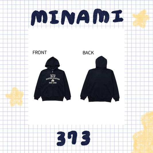 3️⃣7️⃣3️⃣ 美波 - 373Earthtication - college Zip Parker〔Winter night〕 ♪︎