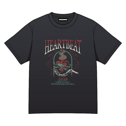 🌪️ 優里 - 優里家LIVE 2026 5th Anniversary - HEARTBEAT T-Shirts ♪︎