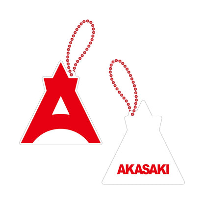 🟥 AKASAKI - 「KONNICHIWA」 - LED鑰匙圈 ♪︎