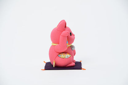 柿沼東光 - 招財貓- 風水 - 桃 ♪︎