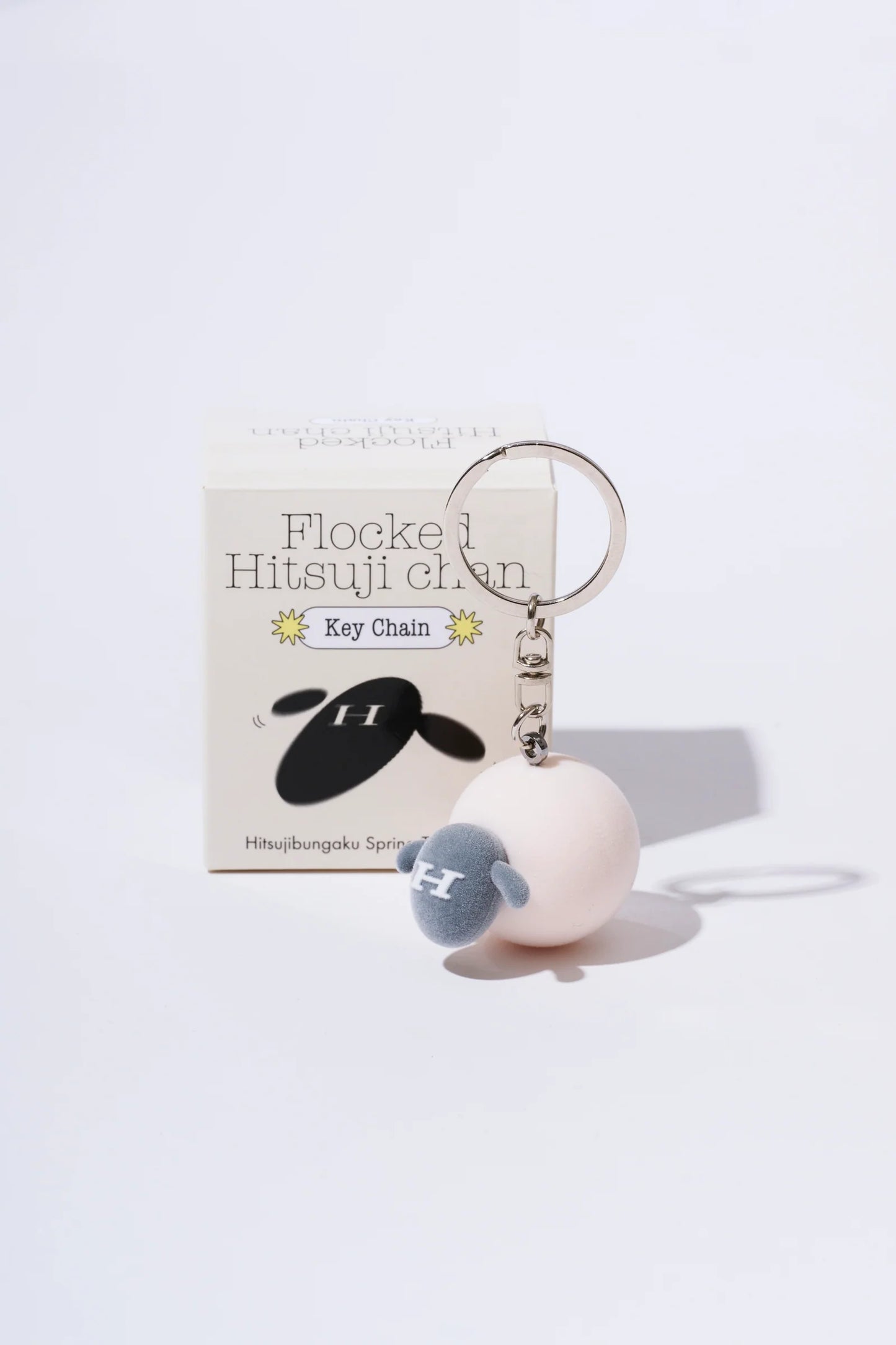 🐑 羊文學 - ひつじちゃん植絨鑰匙圈 ♪