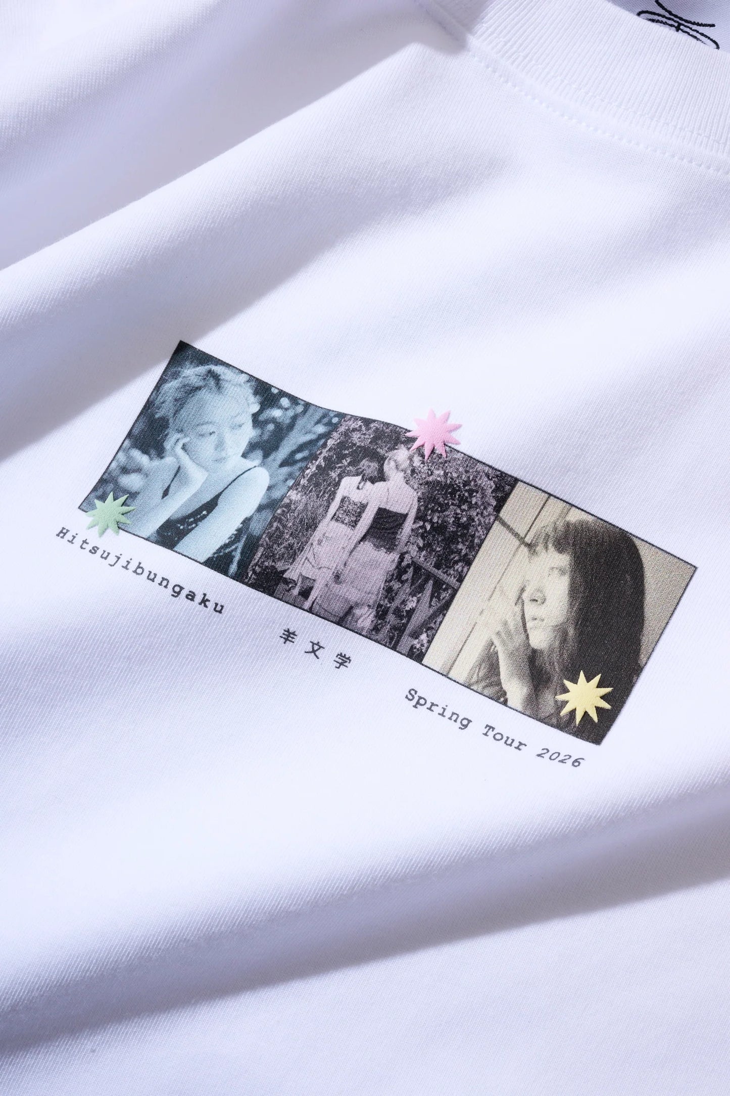 🐑 羊文學 - SPRING TOUR 2026 - 長袖T[WHITE] ♪