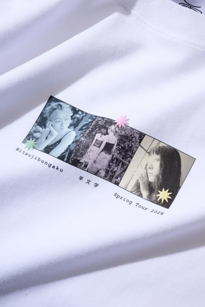 🐑 羊文學 - SPRING TOUR 2026 - 長袖T[WHITE] ♪