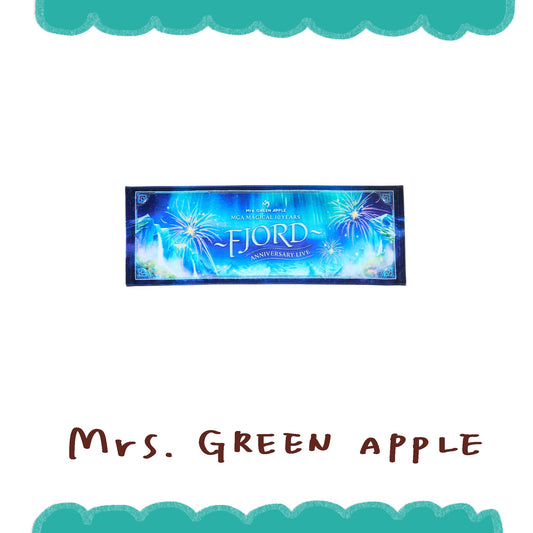 🍏 Mrs. GREEN APPLE - FJORD - 毛巾 ♪︎ - 【長期預購-10月上旬】