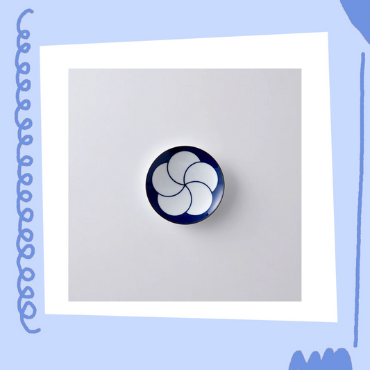 白山陶器 - 輪梅 - 3寸和盤 ♪︎