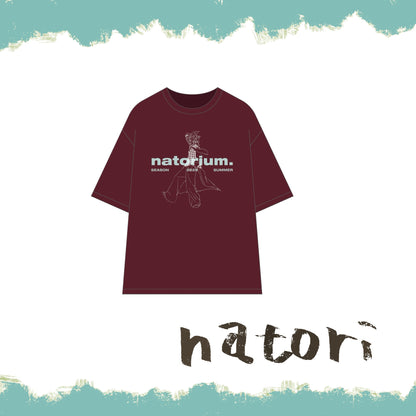 🎧 NATORI - DRESSING ROOM S/S Tee - 酒紅色 ♪︎