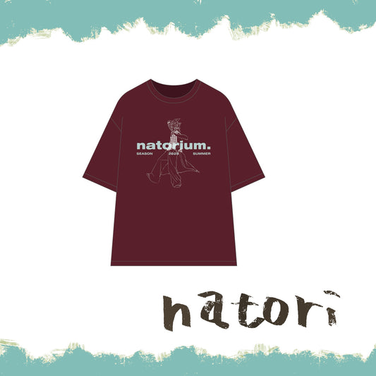 🎧 NATORI - DRESSING ROOM S/S Tee - 酒紅色 ♪︎