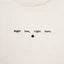 🐑 羊文學 - Right now, right here. - T-Shirt [OFF WHITE] ♪