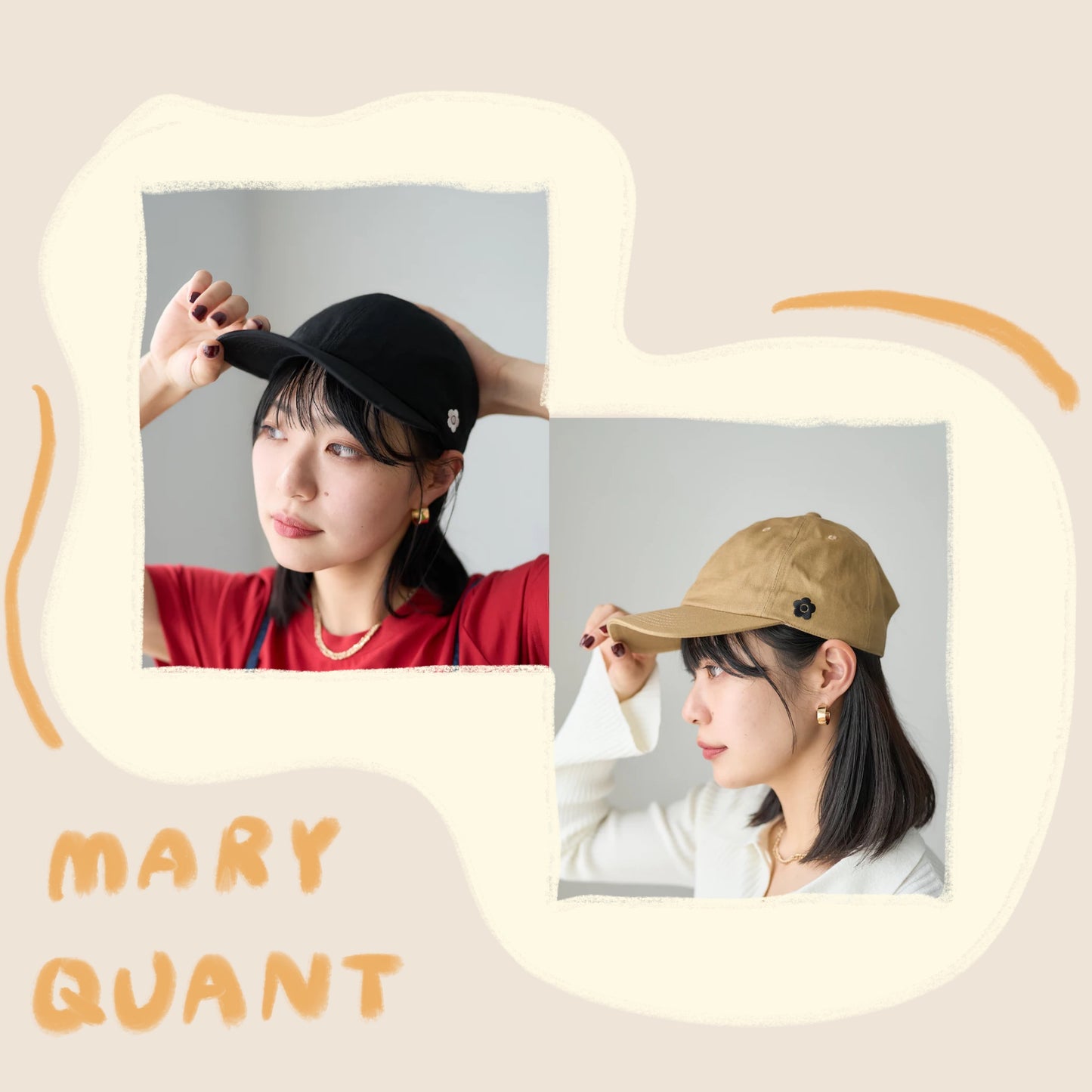 MARY QUANT × PUBLUX - 刺繡棒球帽 ♪︎