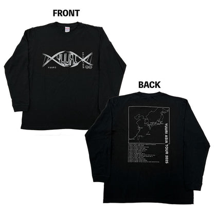 🌪️ 優里 - YUURI ASIA TOUR 2025 - 金屬Logo 長袖T-Shirt ♪︎ - 【中期預購-12月中旬】